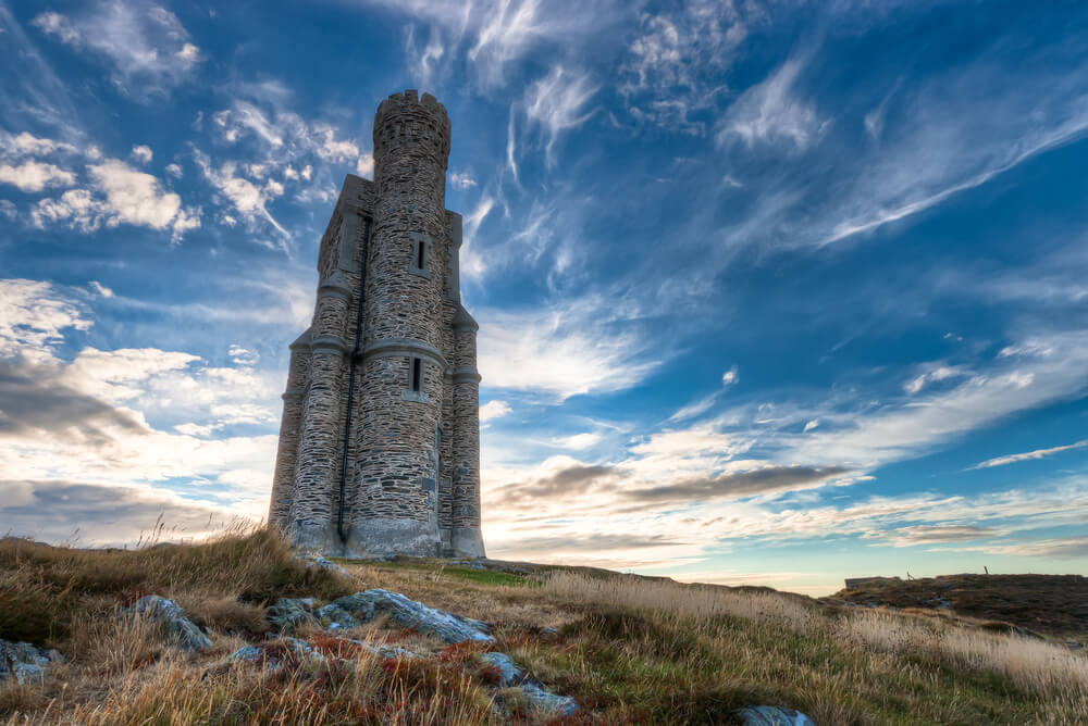 Milner's Tower en la Isla de Man