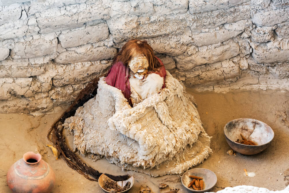 Momia del cementerio de Chauchilla