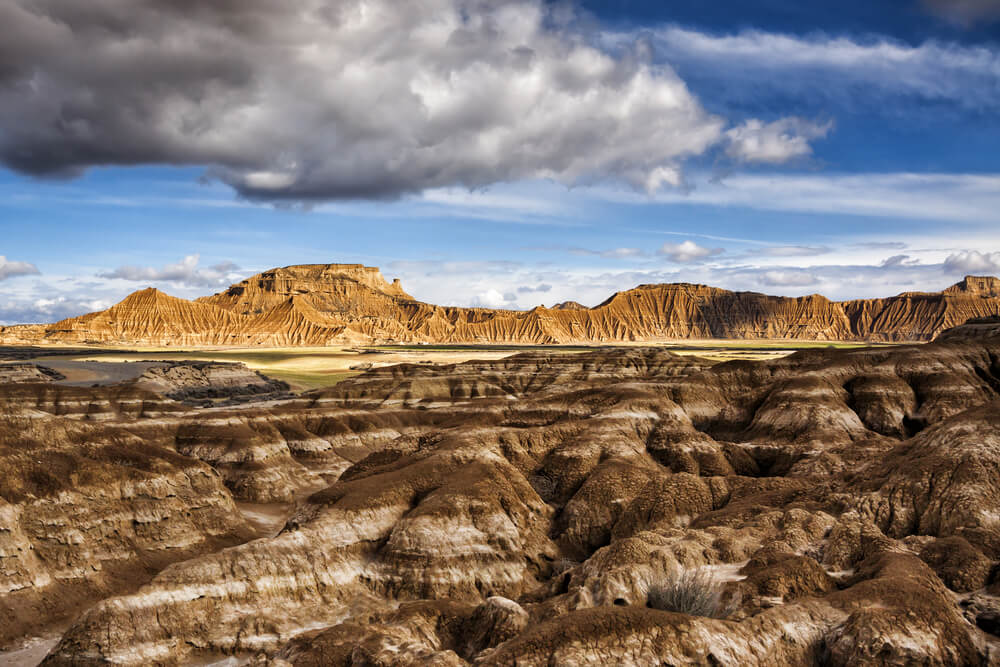 Paisaje del desierto de Bardenas