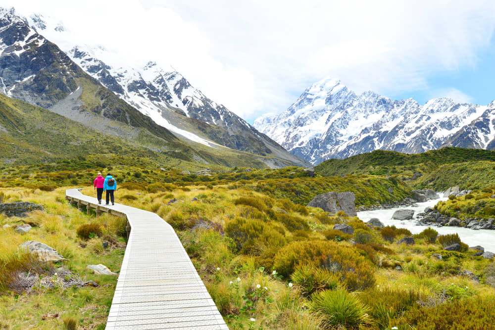 Vista del Parque Nacional Aoraki