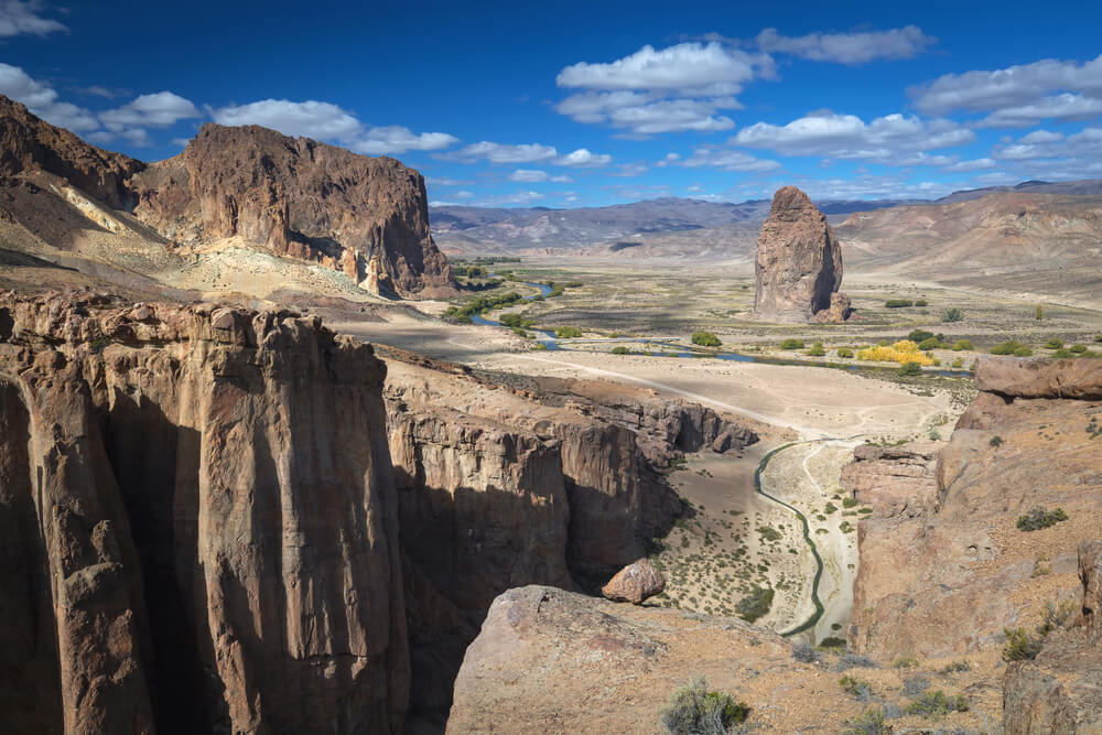 Vista de Piedra Parada cerca de Esquel