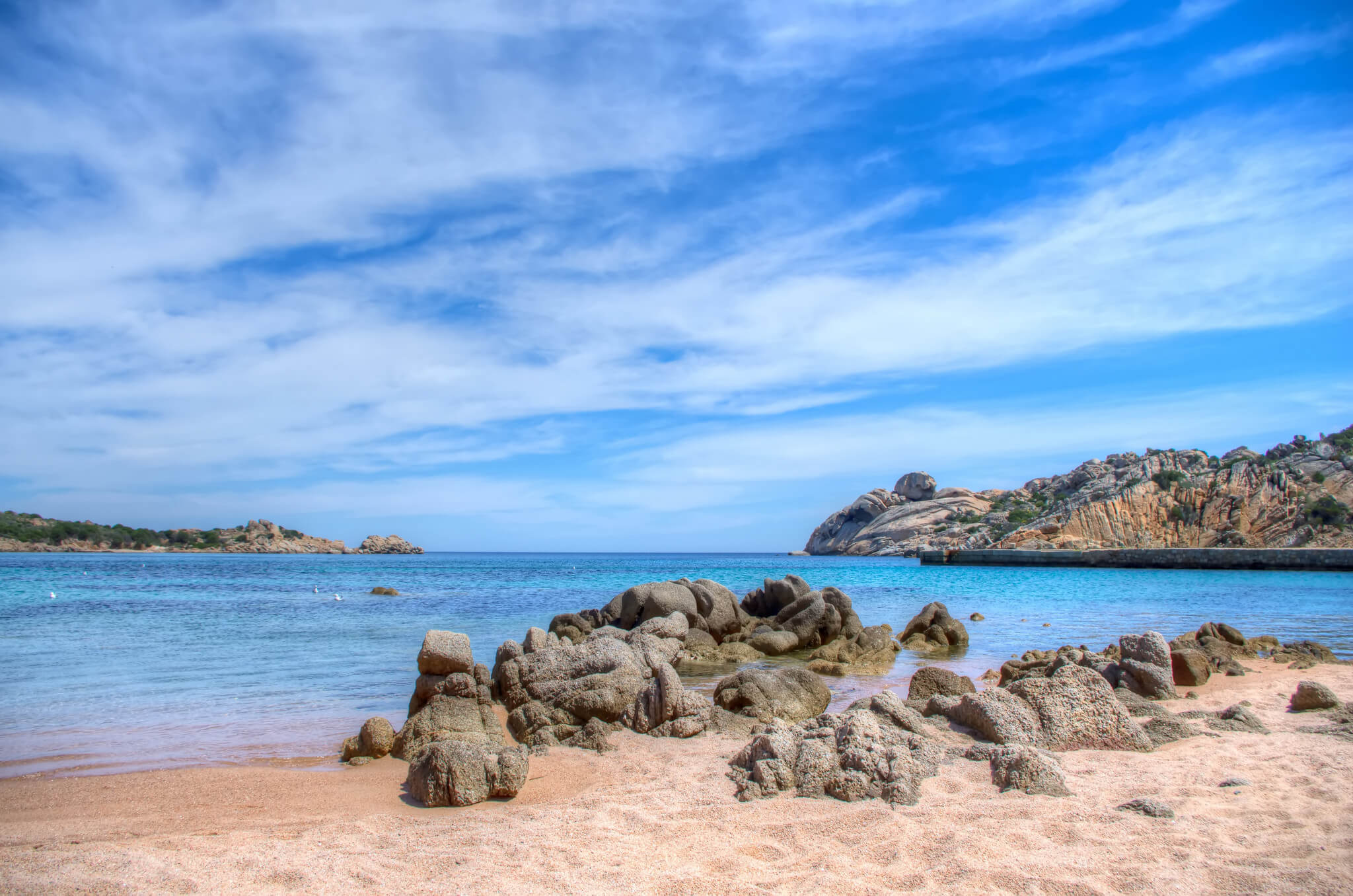 Playa en la Maddalena