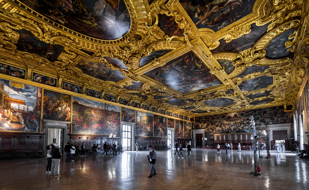 Sala del Maggior Consiglio del Palacio Ducal de Venecia