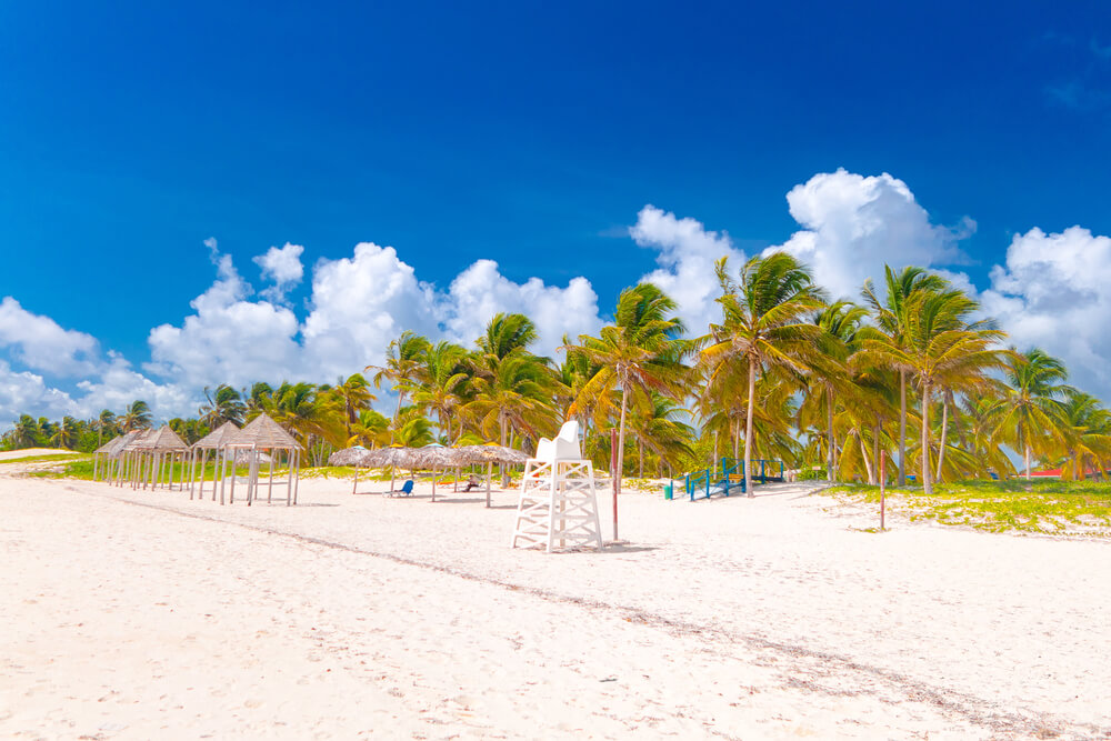 Playa de Santa Lucía en Cuba