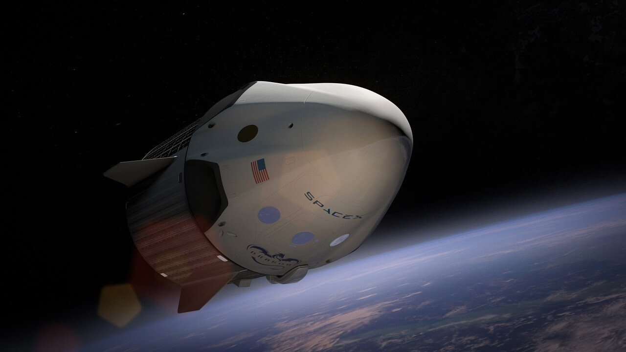 Nave de Spacex para viajes espaciales