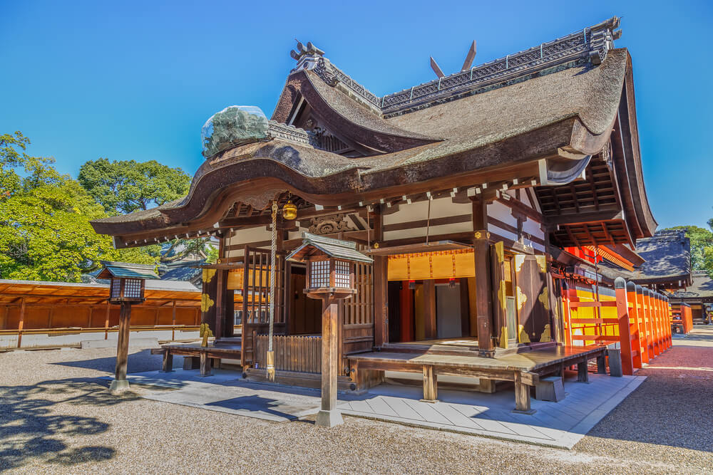 Recinto en el templo Sumiyoshi
