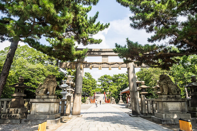 Torii de Sumiyoshi Taisha