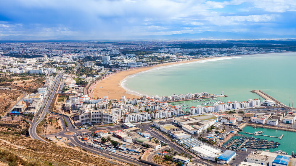 Vista aérea de Agadir
