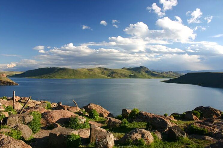 Vista del lago Umayo