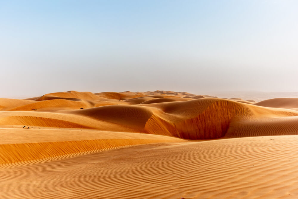 Dunas en Wahiba Sands