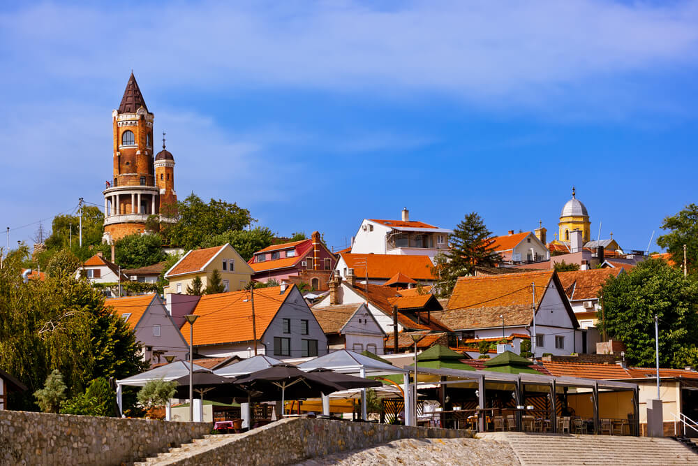 Vista de la ciudad vieja de Zemun