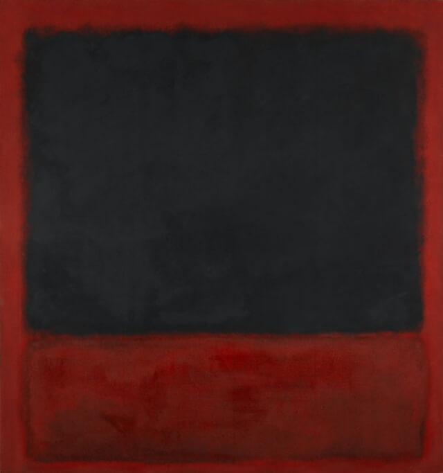 Obra de Mark Rothko ene l centro Pompidou