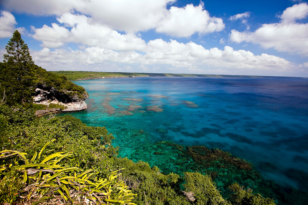Acantilado de Jokin en Lifou