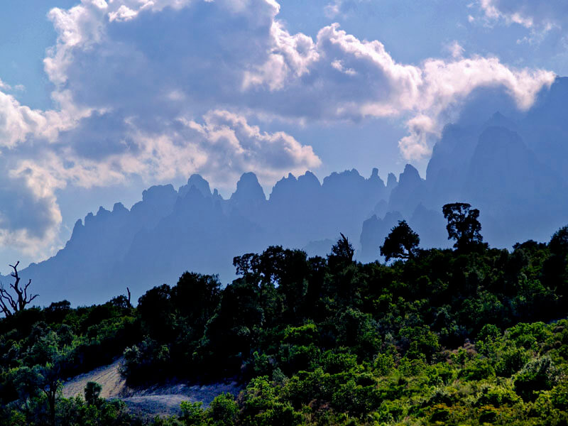 Agujas de Bavella en Córcega