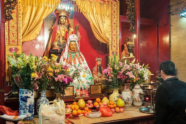 Altar en el templo