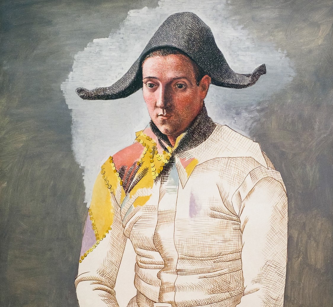 "Arelquín" de Picasso, una de las obras del Centro Pompidou