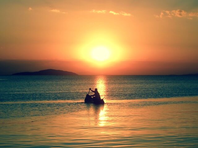 Atardecer en Cape Maclear