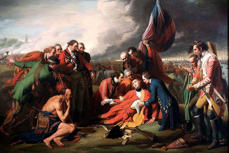 Cuadro La muerte del general Wolfe