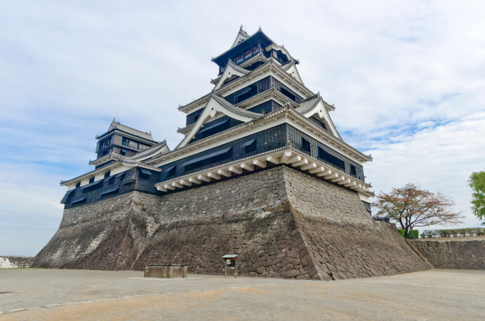 Castillo de Kumamoto ante de los terremotos