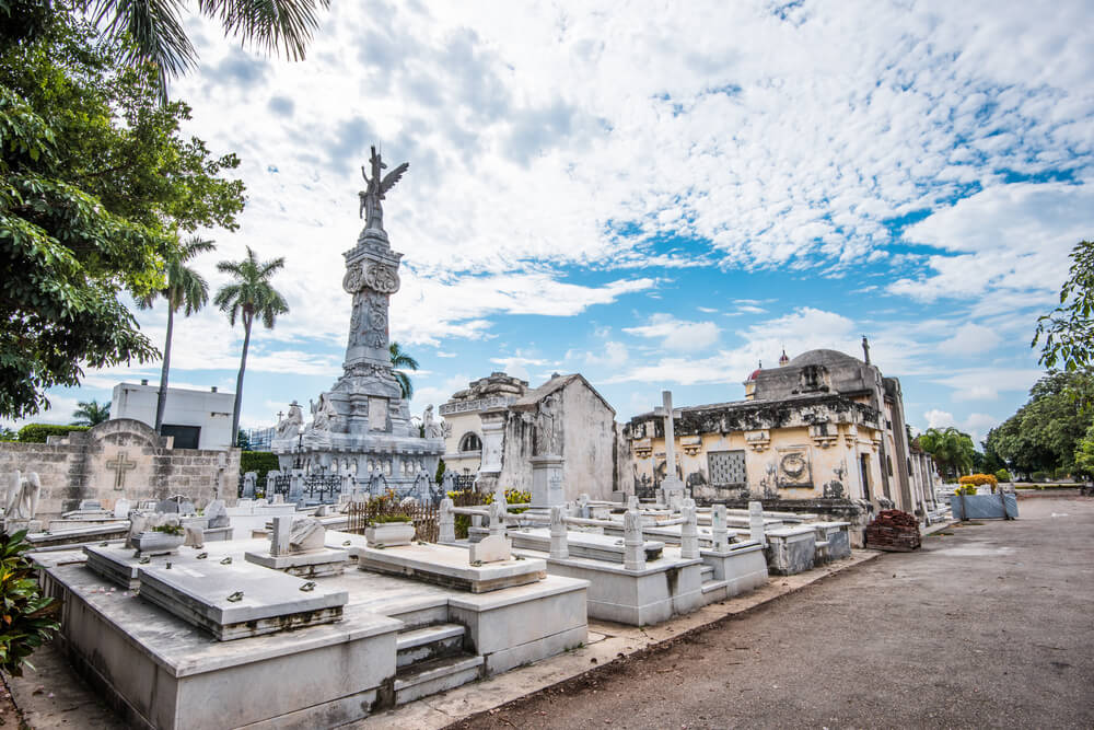 Vista del cementerio de Colón