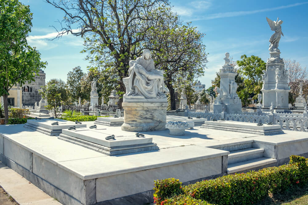 Tumbas del cementerio de Colón