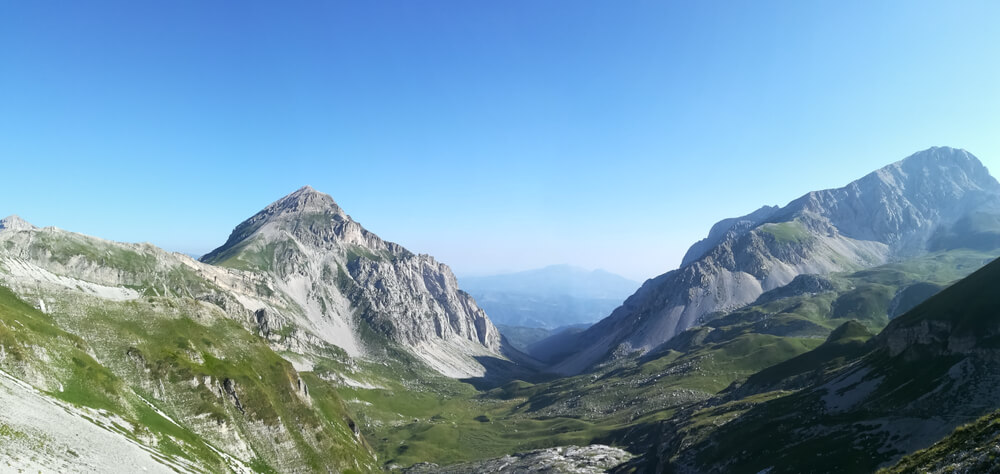 Vista del Corno Grande en los Abruzos