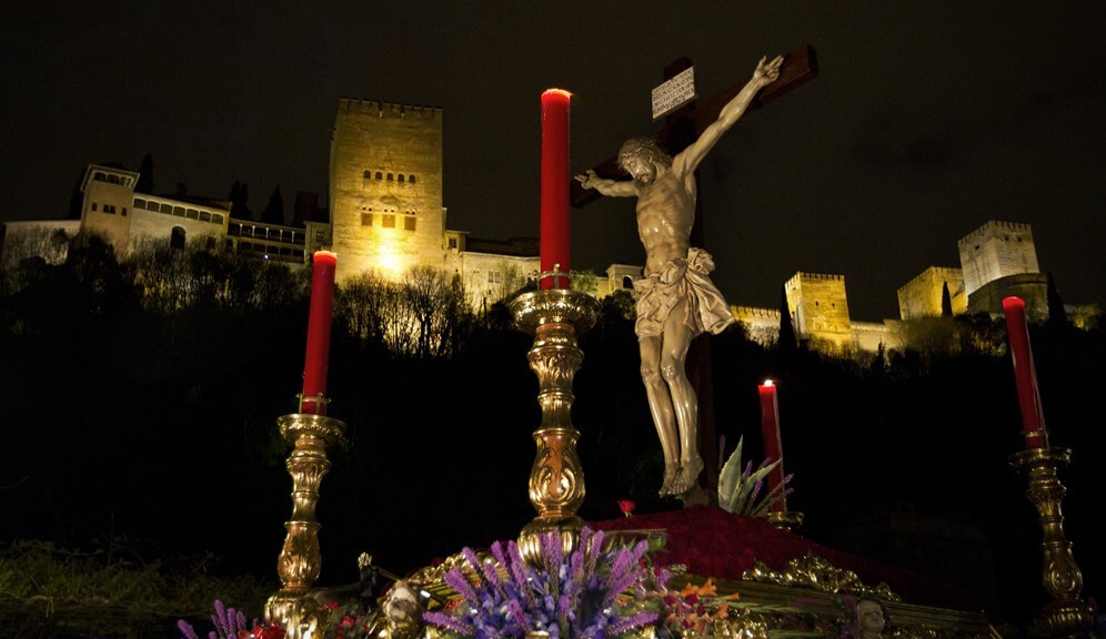 Cristo del Cnsuelo en la Semana Santa de Granada