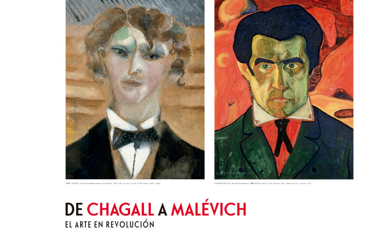 Cartel de la exposición temporal de las vanguardias rusas