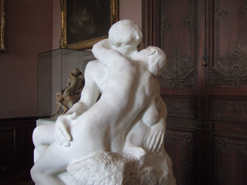 "El beso" de Rodin
