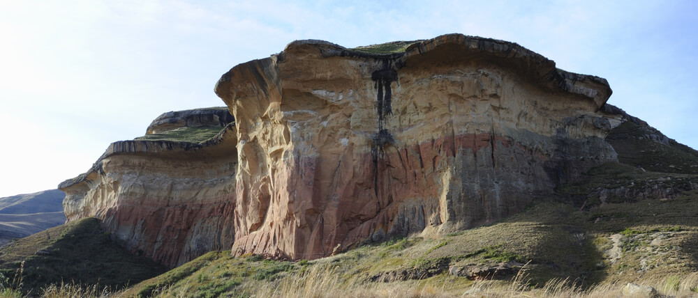 Formaciones rocosas en las montañas Maloti