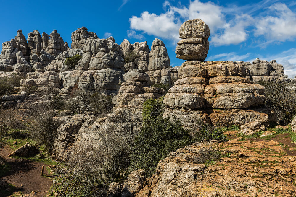Formaciones kársticas en el Torcal