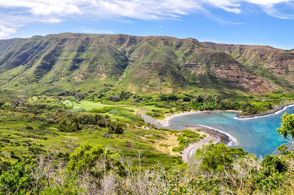 Vista de Halawa Beach