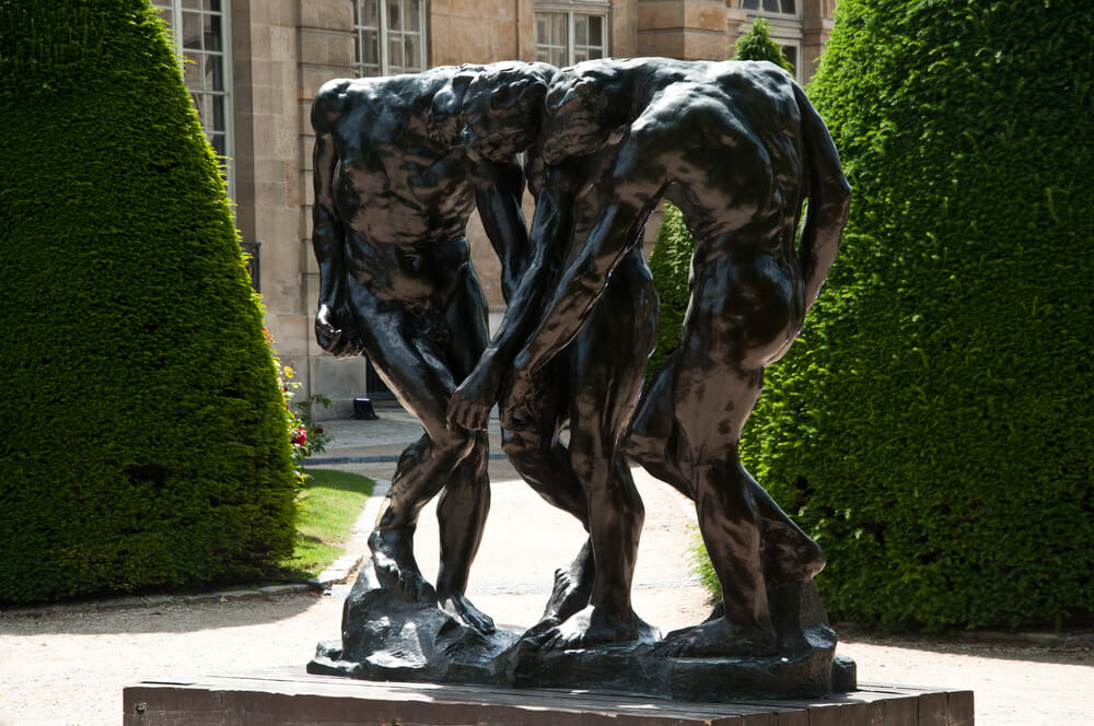 Escultura en el Jardín del Museo Rodin