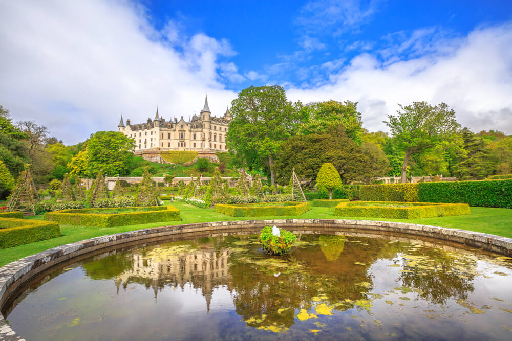 Jardines del castillo de Dunrobin
