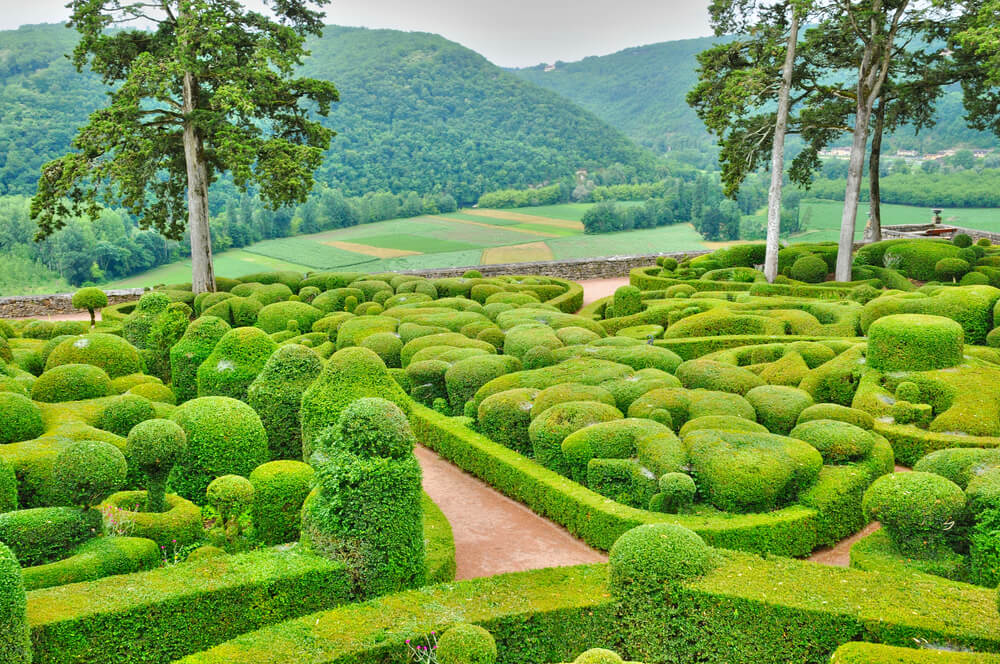 Vista de los jardines de Marqueyssac