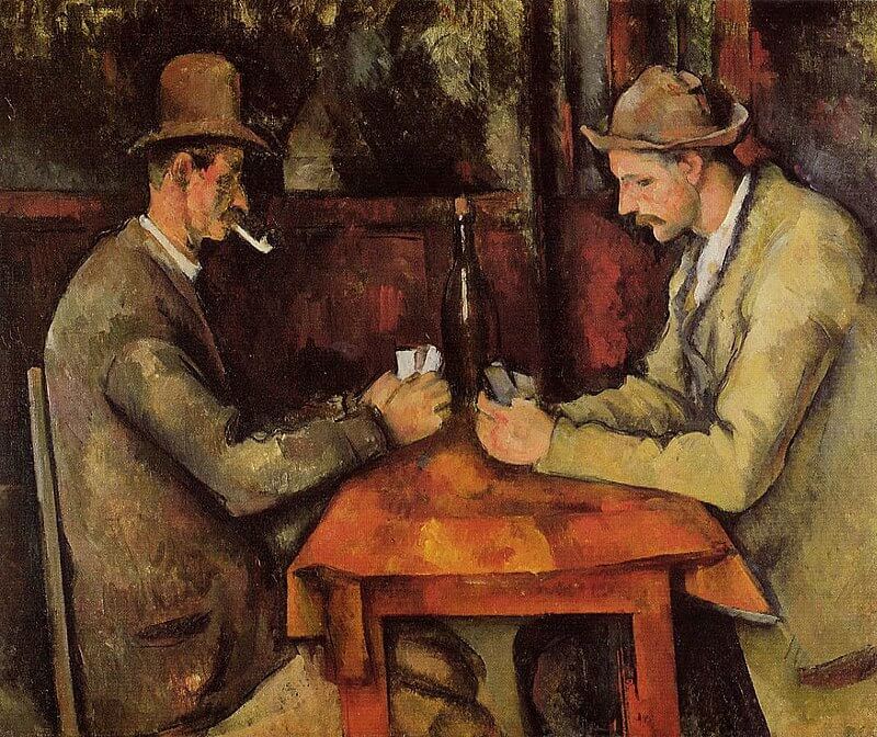 Los jugadores de cartas de Cezanne
