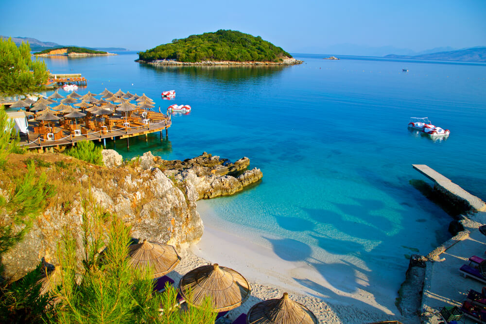 Ksamil, una de las playas más bonitas de Albania