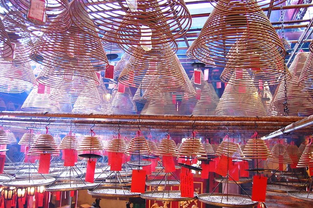 Interior del templo Man Mo