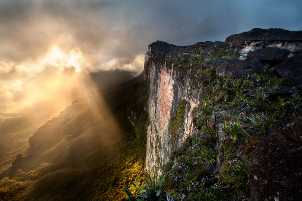 Vista del monte Roraima, un lugar con energías misteriosas
