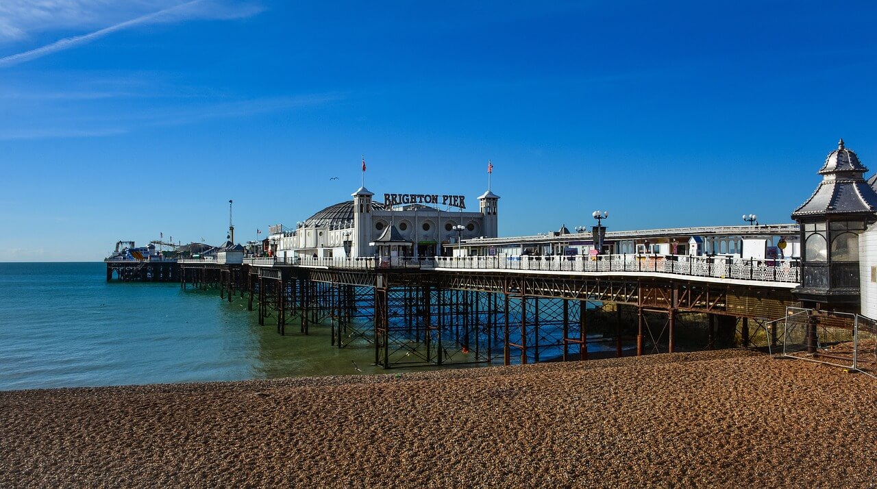 Muelle de Brighton en Inglaterra