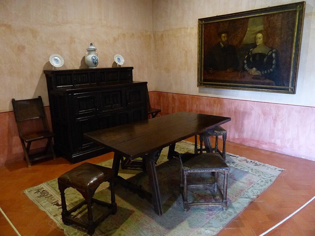 Interior de la casa-palacio