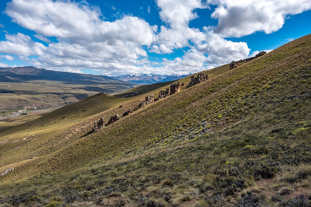 Vista del parque Jeimeni en Los Antiguos
