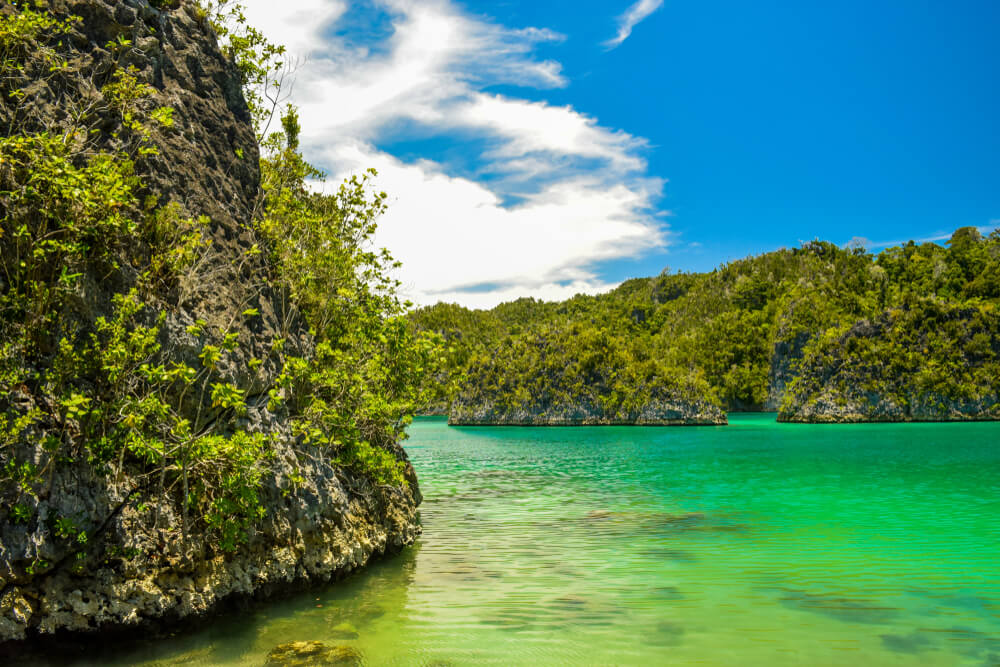 Vista de la isla Pianemo