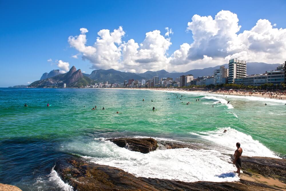 Leblon, una de las mejores playas de Río de Janeiro