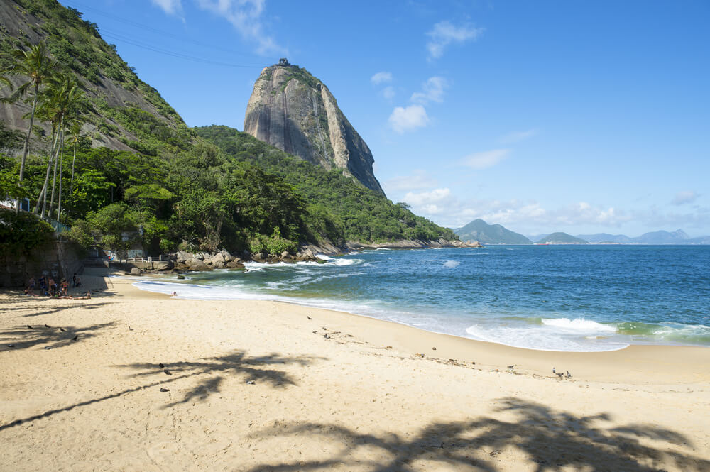 Playa Vermelha en Río de Janeiro