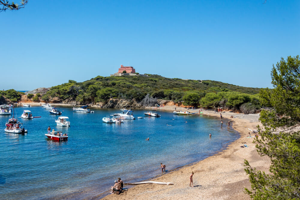 Playa en Porquerolles