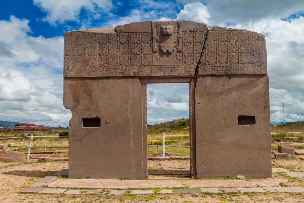 Puerta del Sol en Tiahuanaco