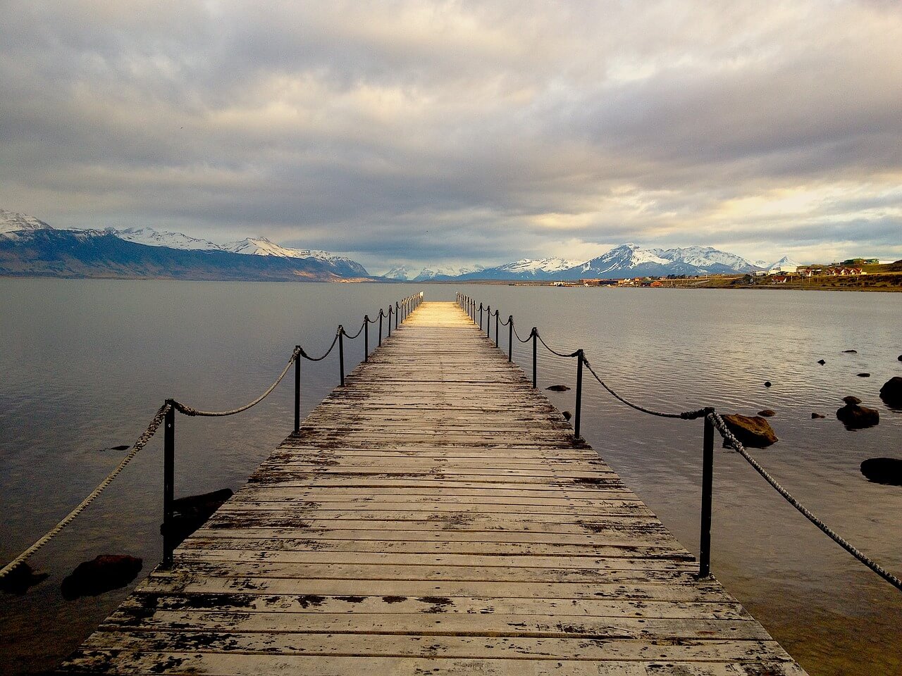 Muelle en Puerto Natales