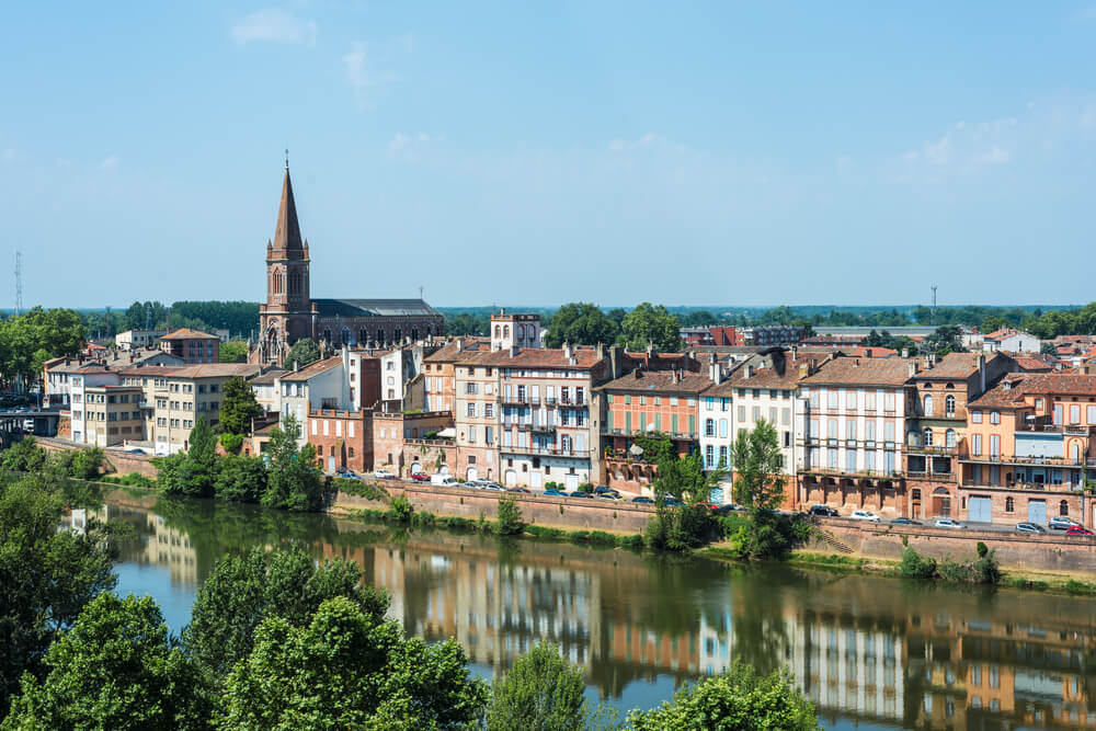 Vista de Montauban en Tarn-et-Garonne