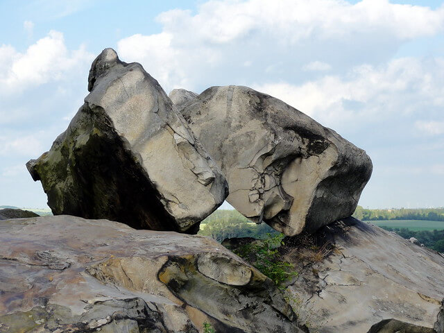 Rocas en el Muro del Diablo